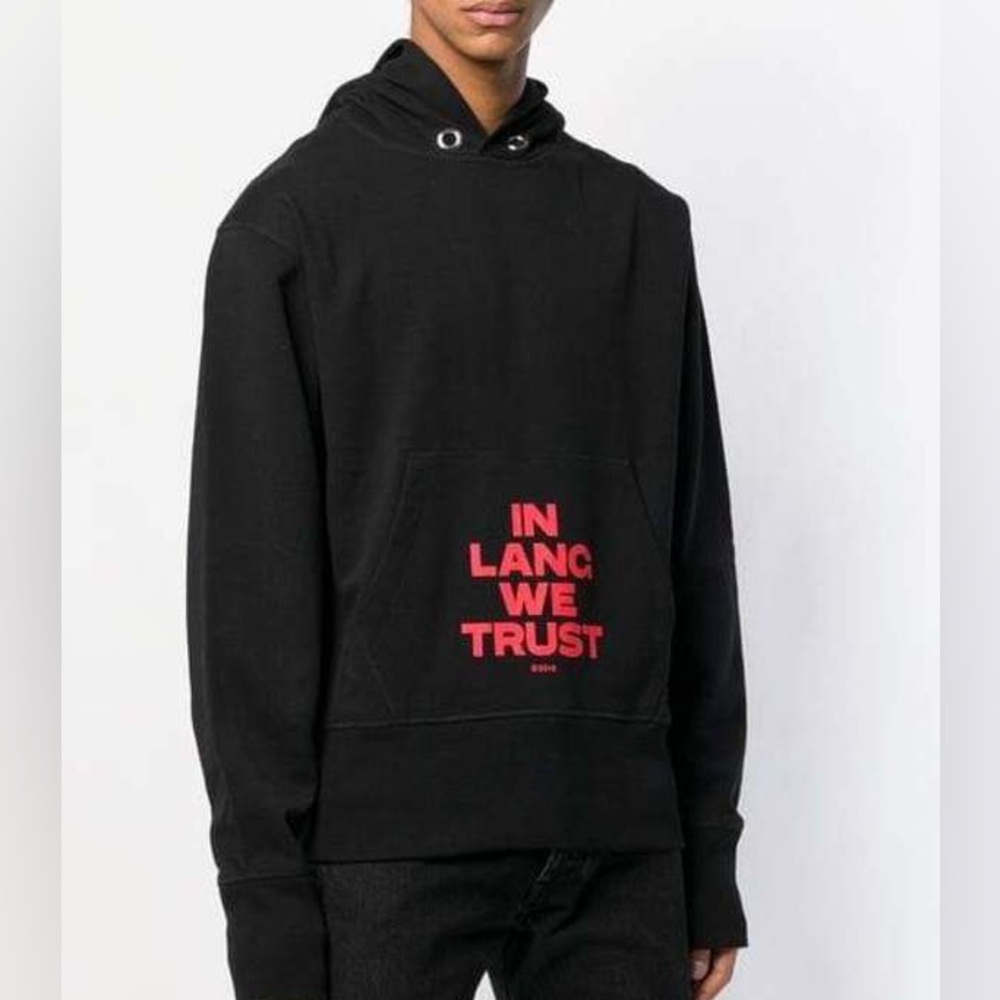 NWT Authentic Helmut Lang In Lang We Trust Hoodie